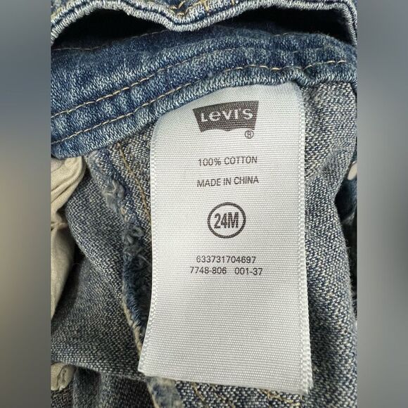 Levi's Denim Overalls 24 Months - Picture 5 of 7